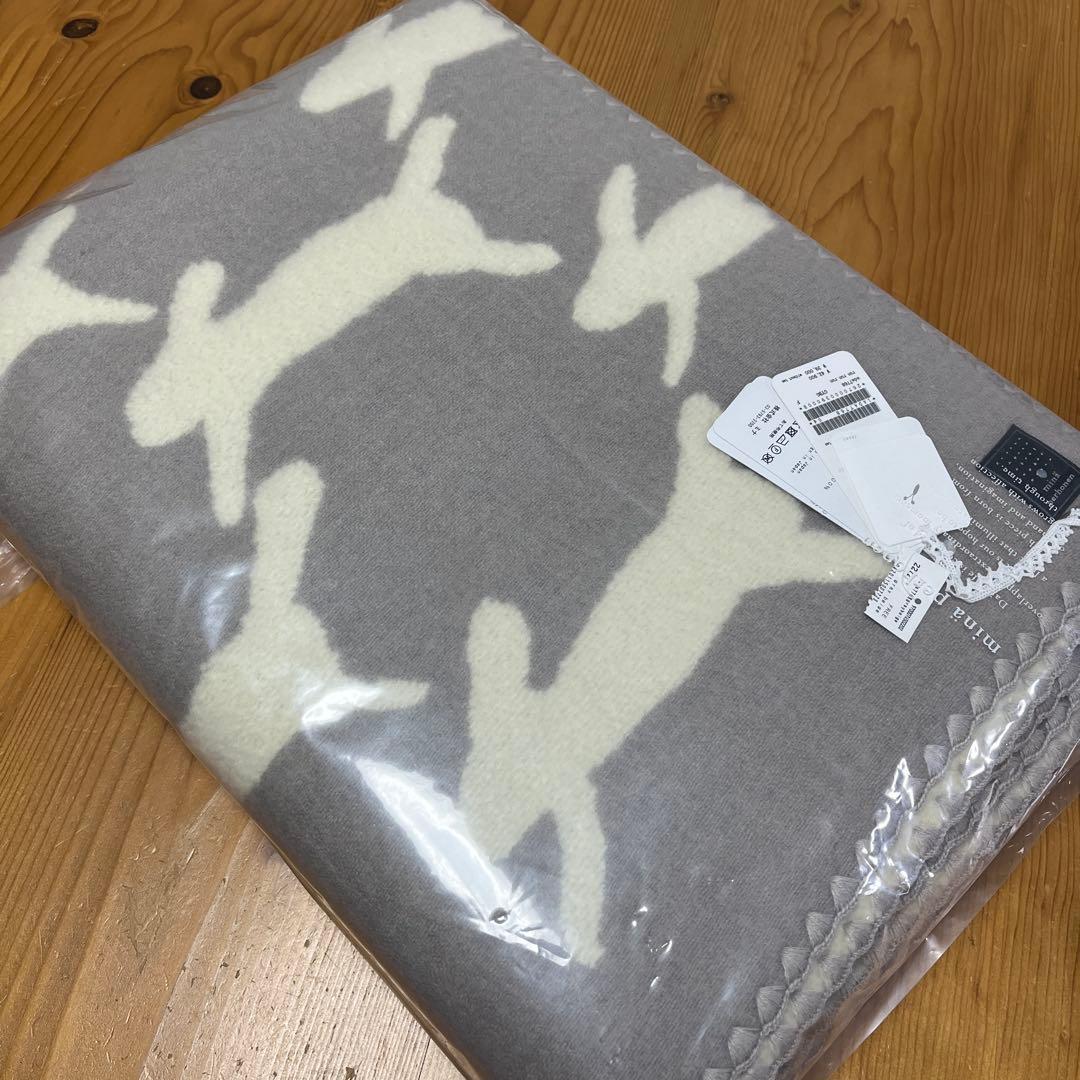 【mina perhonen】 run run run ブランケットLサイズ