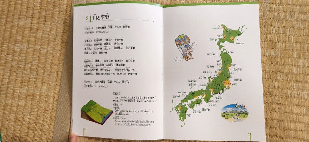 ★美品 七田式 理科(生物・地学)・社会科(日本地理)ソング CDつき3冊セット