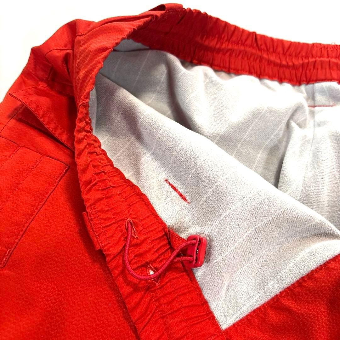 パーリーゲイツ　5/L 蓄熱　ロングパンツ　オレンジ　ウエストゴム　ドロスト