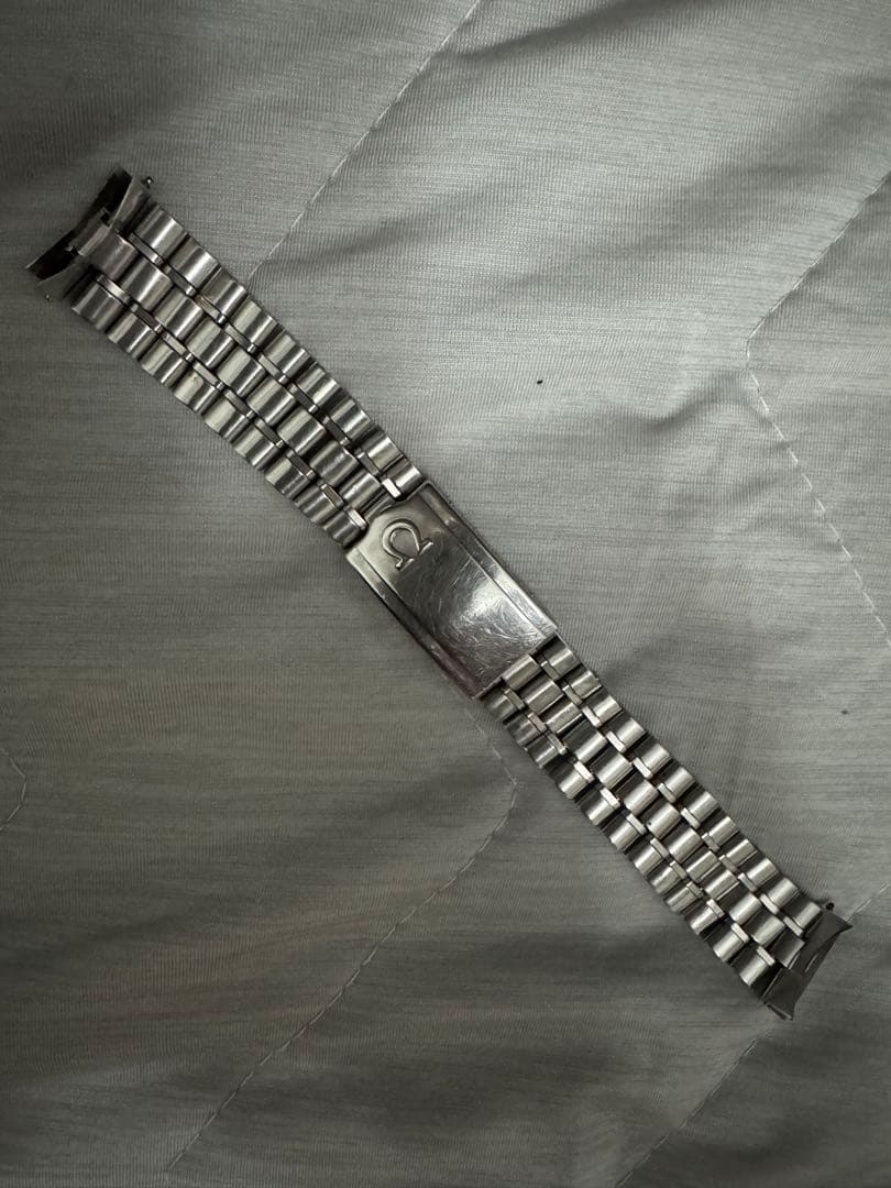 オメガ　純正　ステンレススチール メタルブレスレット 19mm