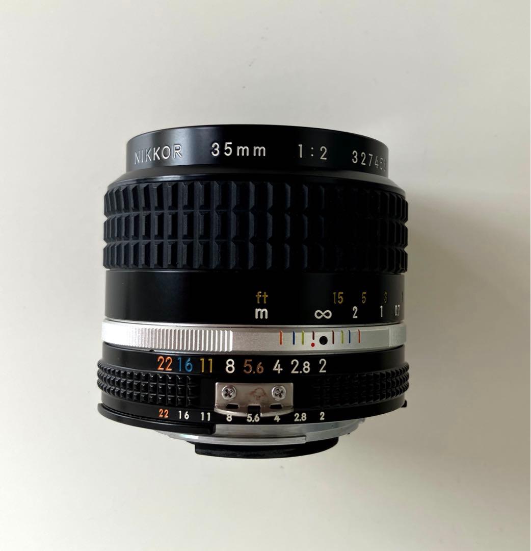 レンズ Nikkor 35mm 1:2 オーバーホール済
