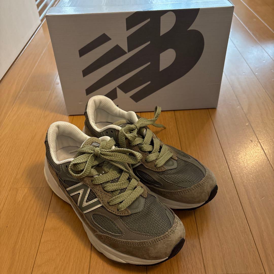 ⭐️タイムセール⭐️New Balance 990 カーキmade in USA
