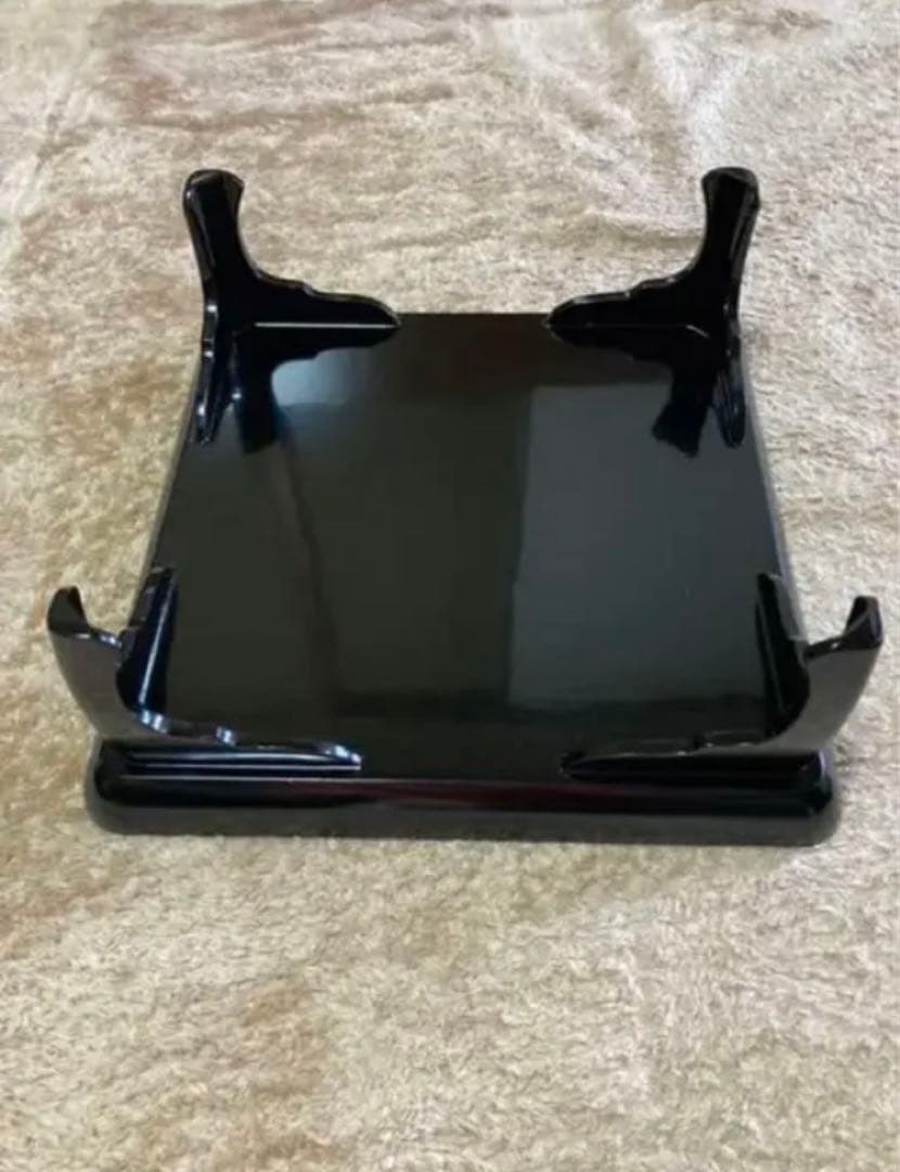 【美品】輪島塗　会席本膳　椀五客　四脚膳　惣黒