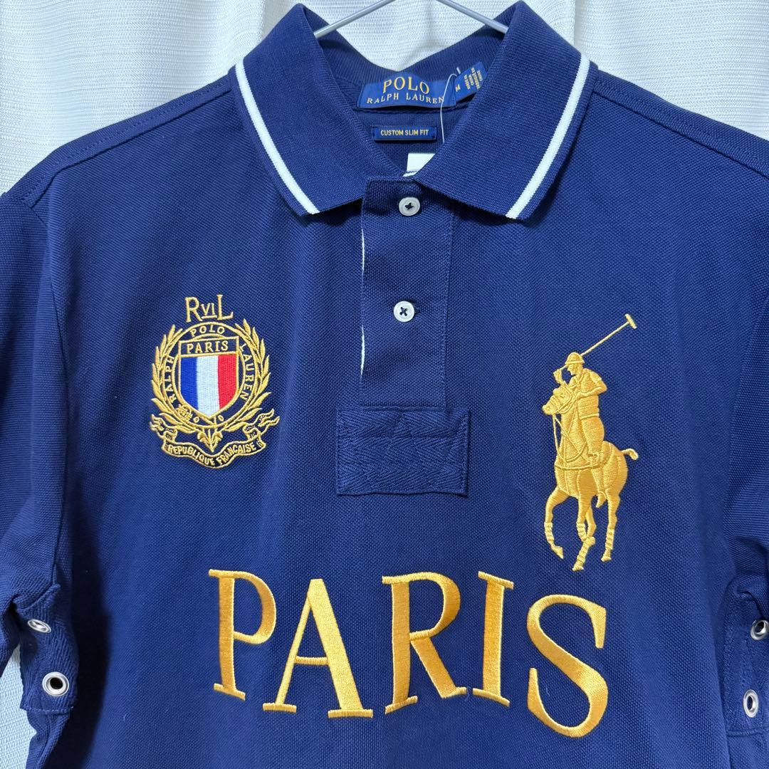 【新品】Polo Ralph Lauren PARIS ポロシャツ ビッグポニー