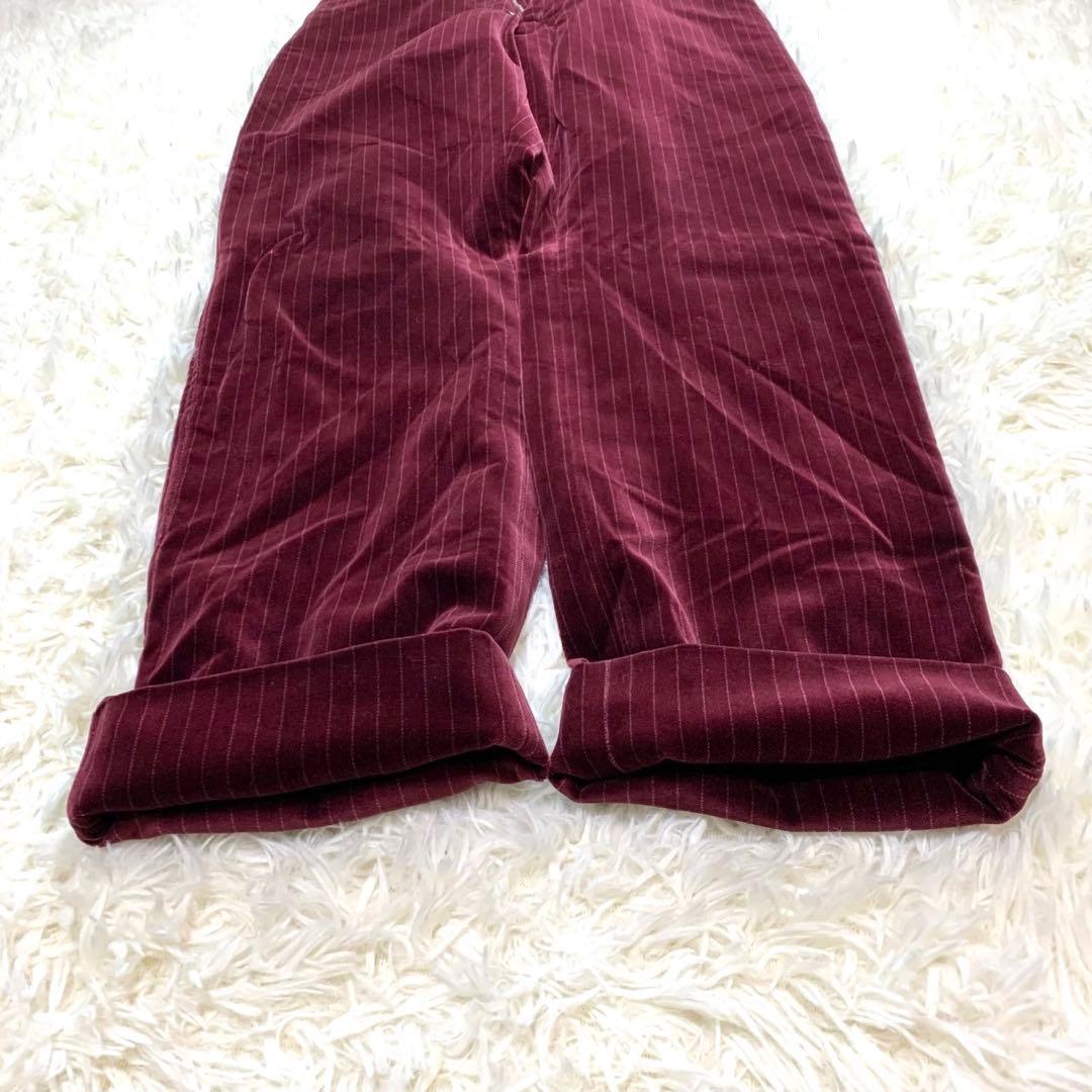 【希少品！】キャサリンハムネット ベロア セットアップ ボルドー M