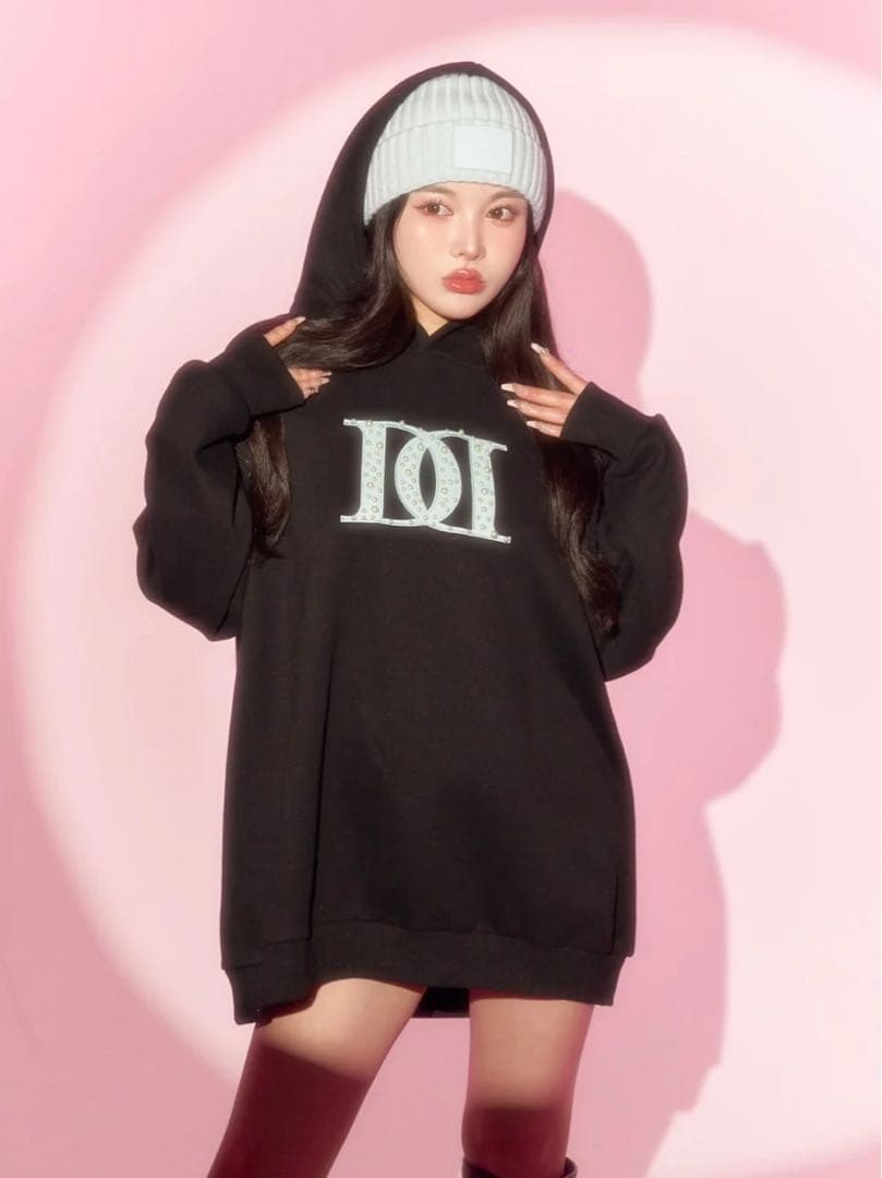 Darich ダーリッチ　パールスプリングフーディー ブラック