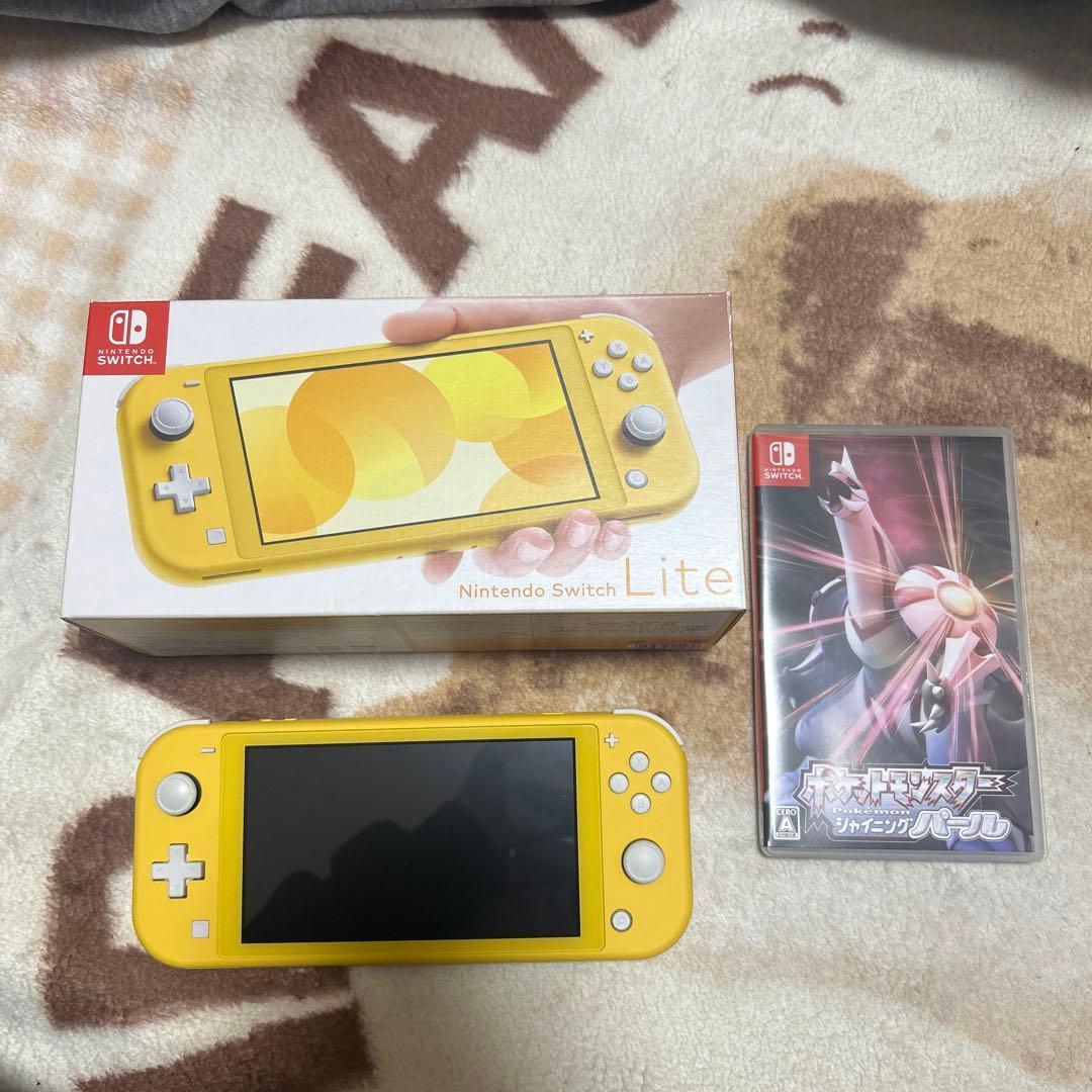 NintendoSwitchLite 黄色 ポケットモンスターシャイニングパール