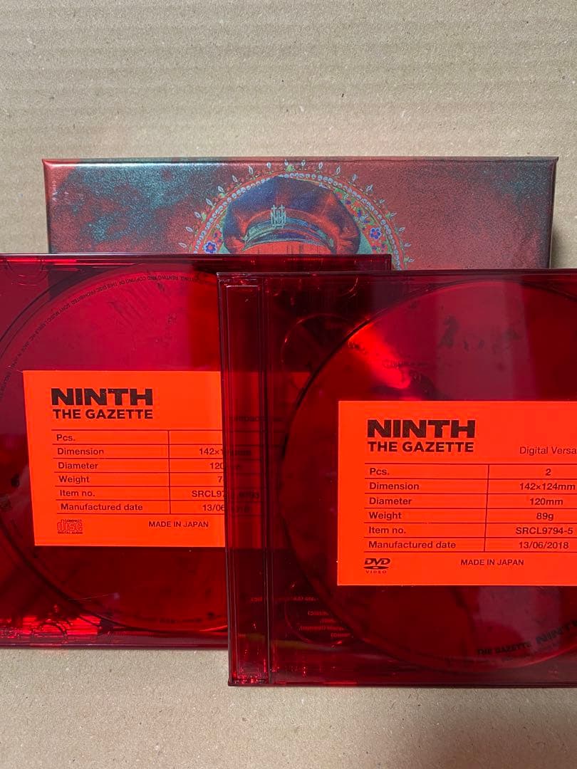 the GazettE NINTH 【完全生産限定盤A】 サイン入り