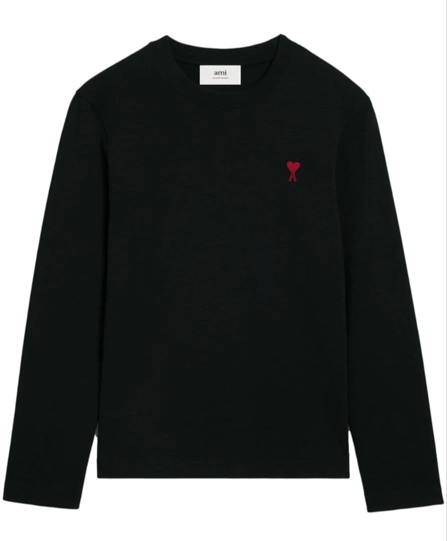 ☆正規品☆AMi☆アミ☆ブラック☆長袖☆カットソー☆