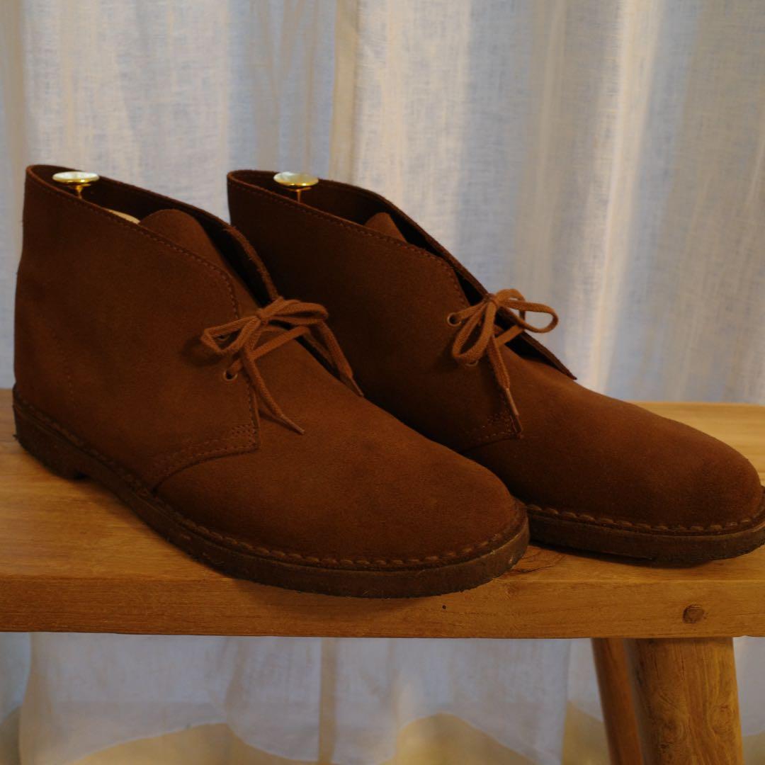 Clarks デザートブーツ スエード ブラウン 42.5 クレープソール英国製
