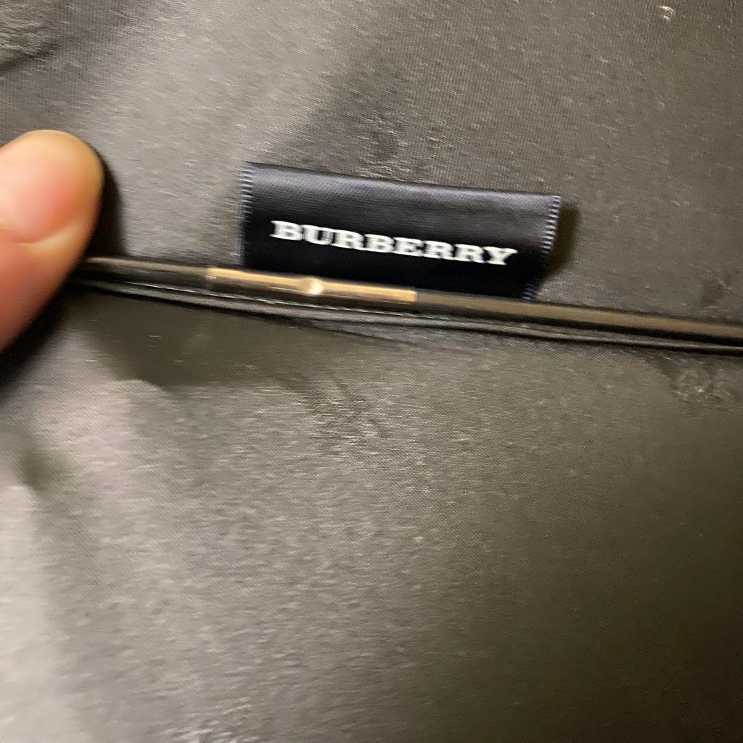 傘　長傘　バーバリー　Burberry ノバチェック　ロゴ入り