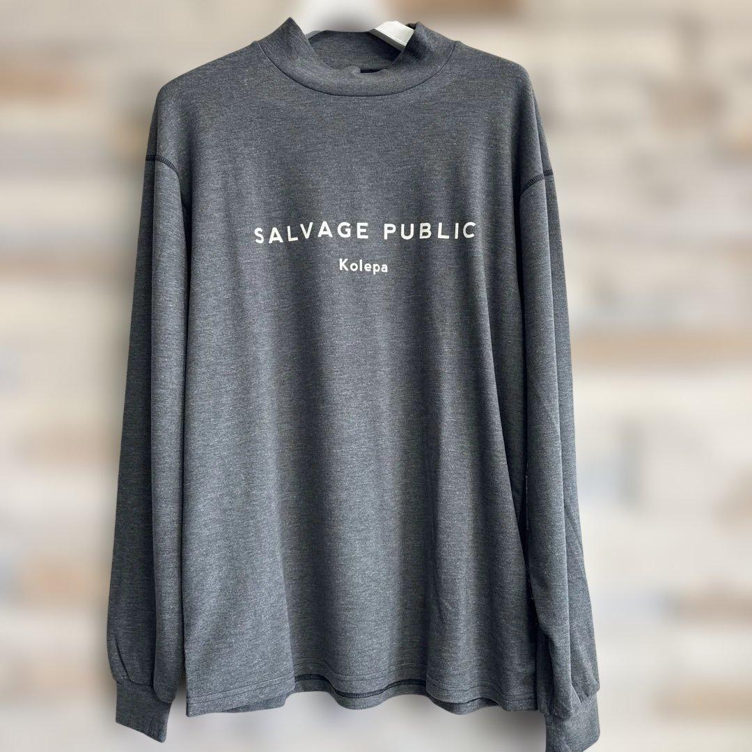 サルベージパブリックコレパ　モックネックシャツ　サイズL 新品未使用