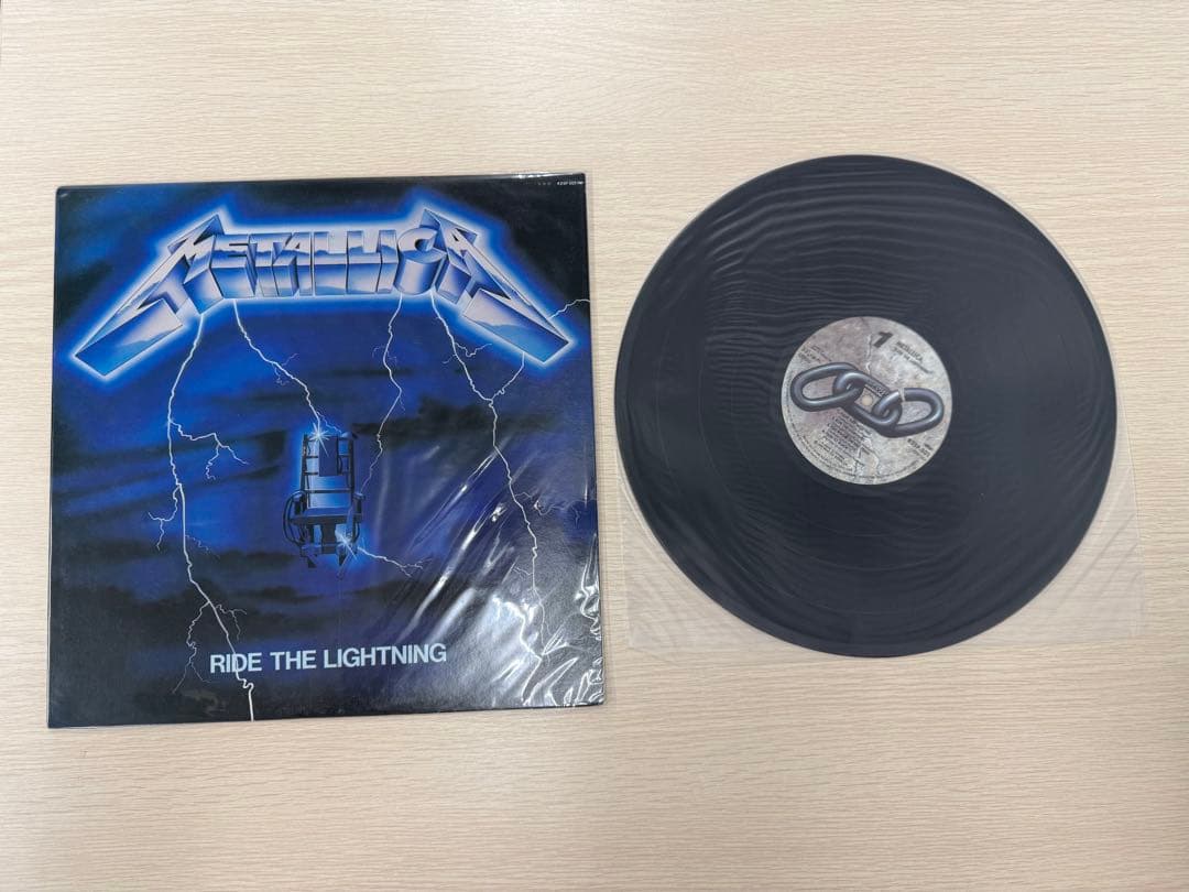 llica Ride the Lightning レコード　メタリカ