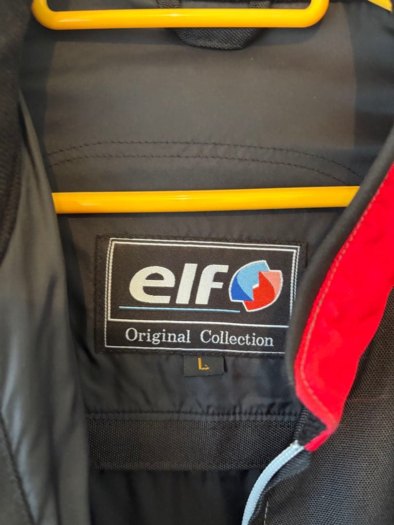 【Msak】elf コンペティションジャケット Lサイズ ブラック/レッド