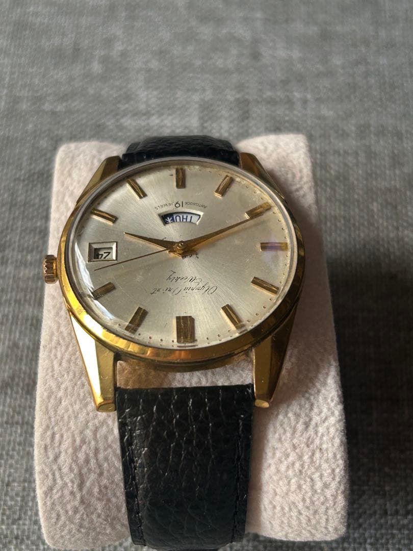 マ*ル様 【稼働品】ORIENT オリンピアオリエントウィークリー 英字漢字表記