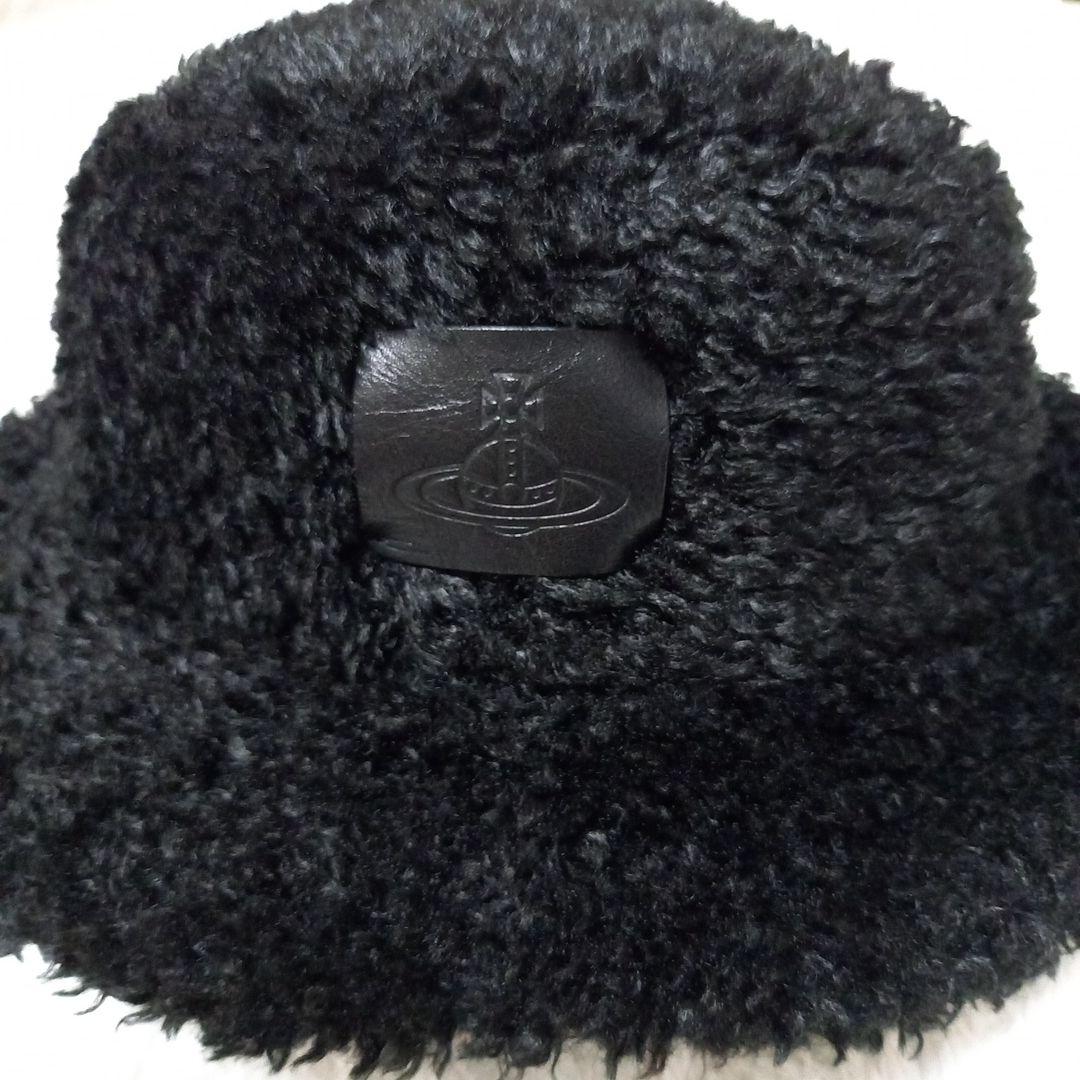 ☆美品☆ Vivienne Westwood リブ付き ボア バケット ハット