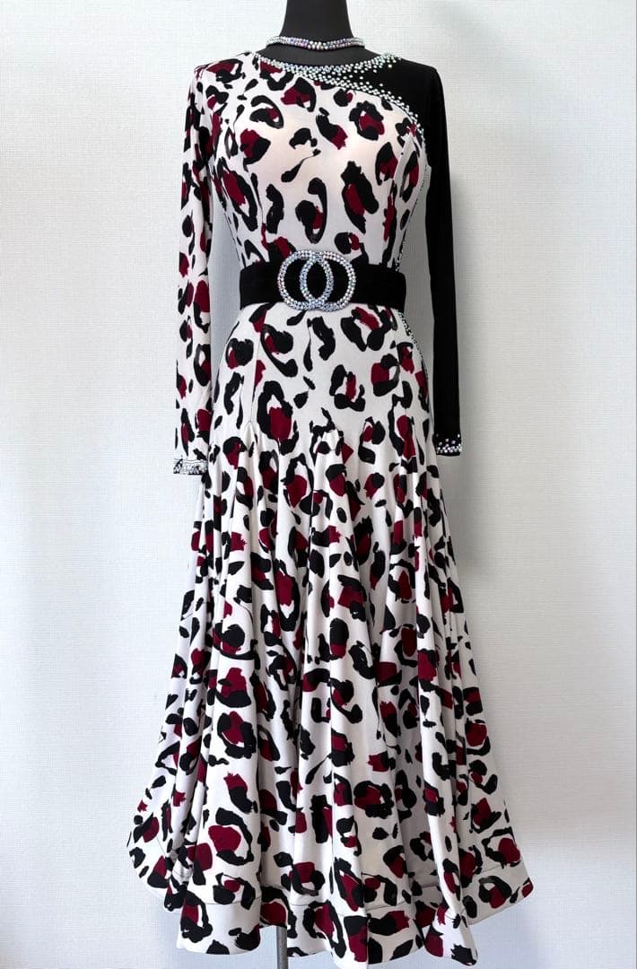 【本日のみ掲載・限定特価】社交ダンスワンピース　パーティワンピース