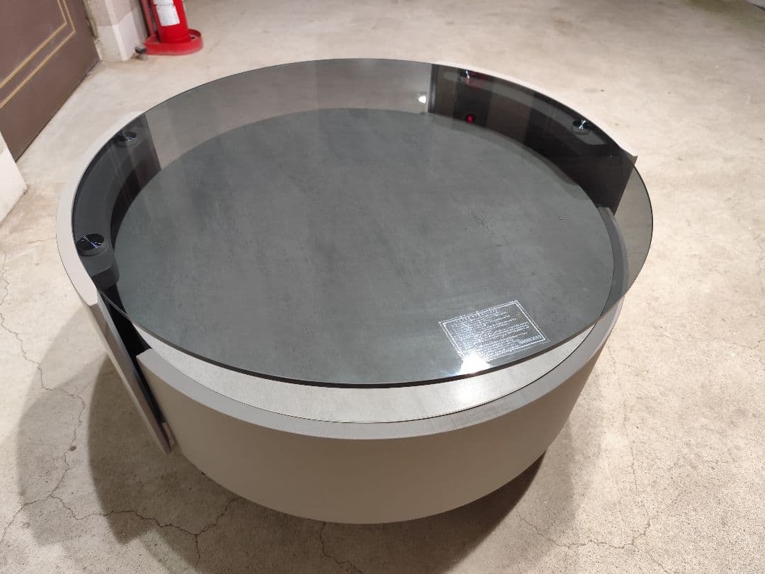 【ニトリ】円形テーブル YS08 引き出し付き