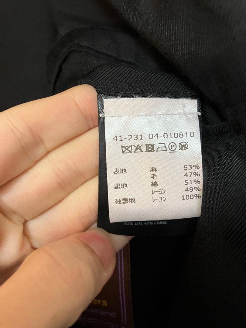 dries van noten 24ss bishop ダブルテーラード