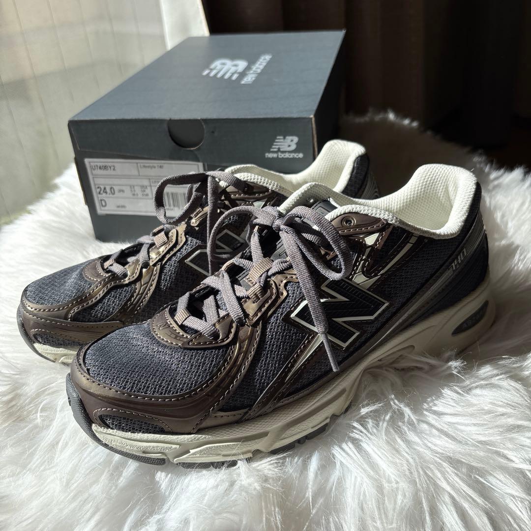 【美品】New Balance U740 BEAUTY&YOUTH別注24cm