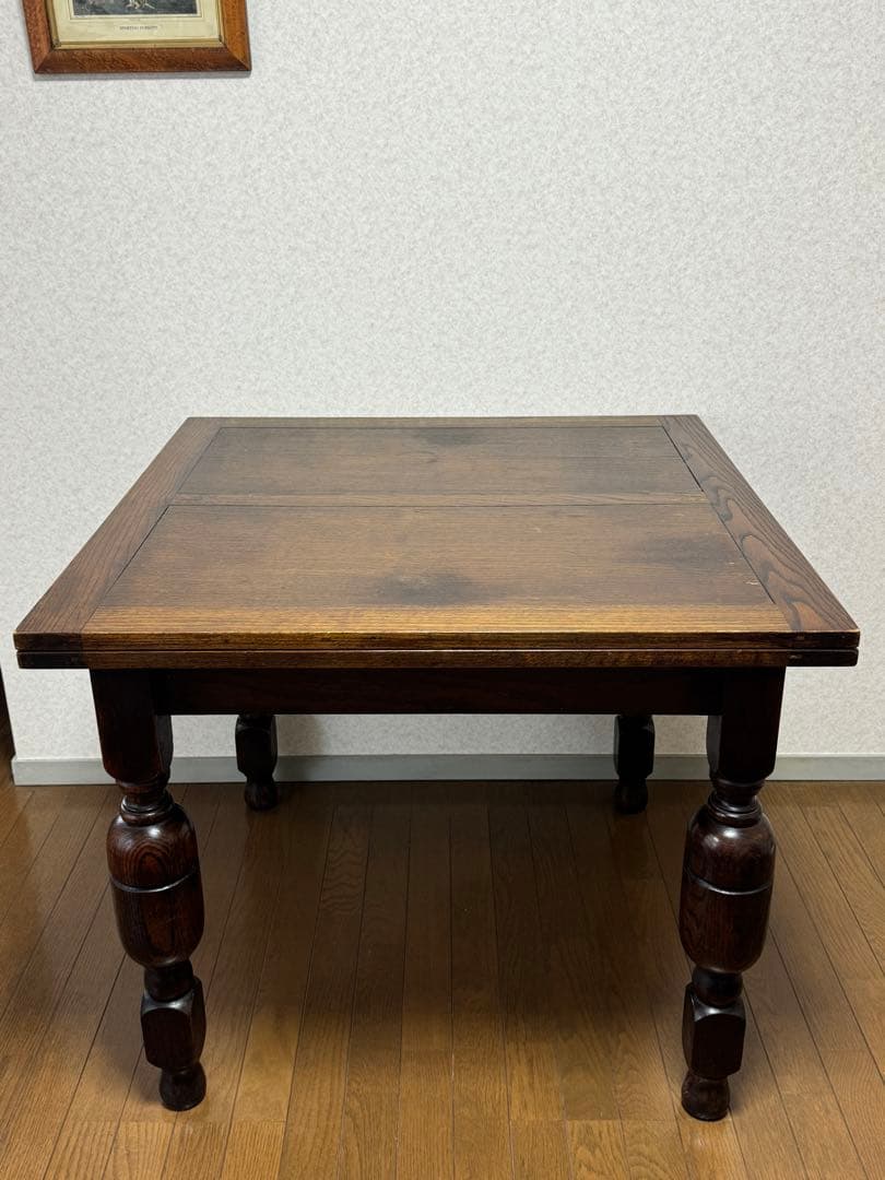 イギリス アンティーク ドローリーフ テーブル