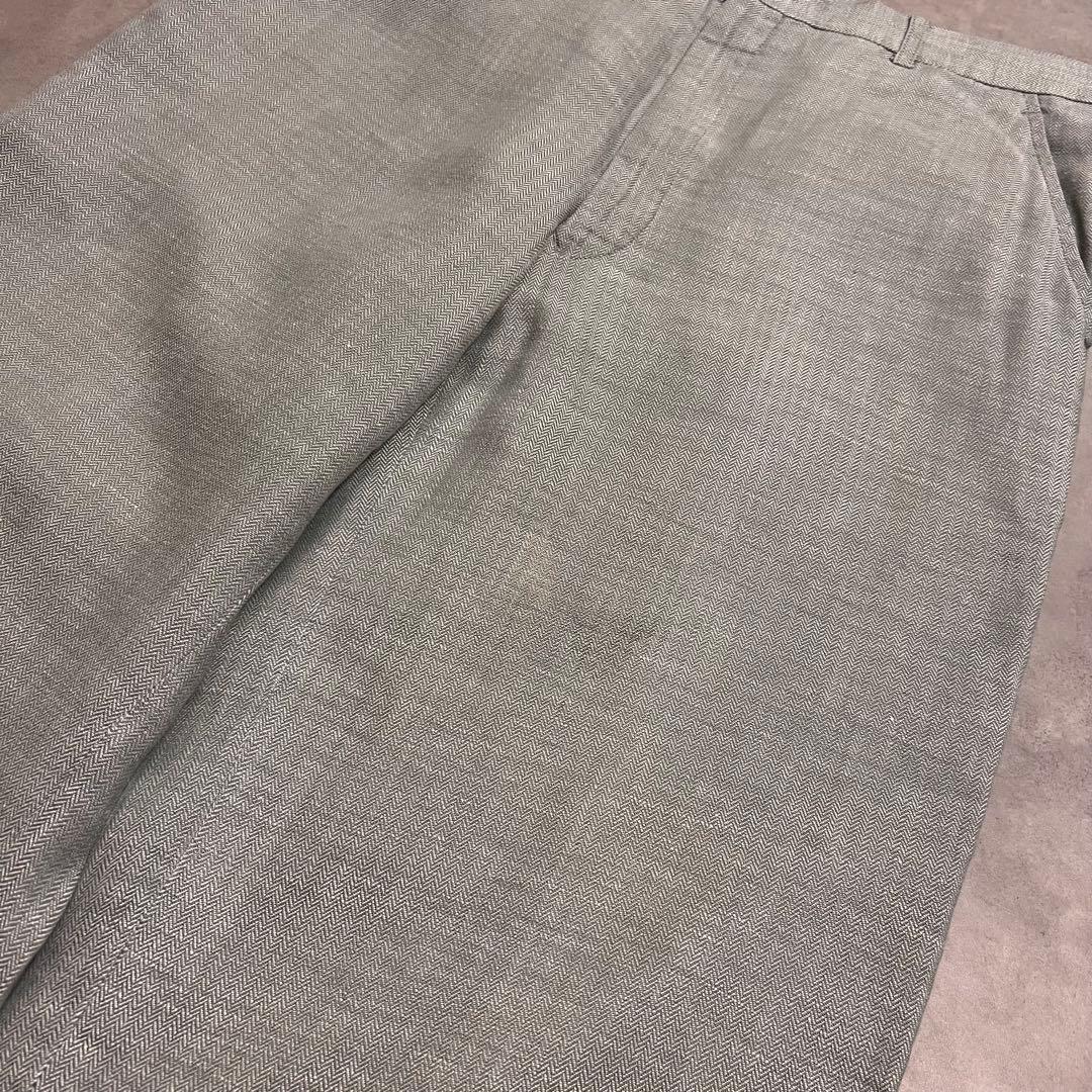   70s〜 vintage linen slacks