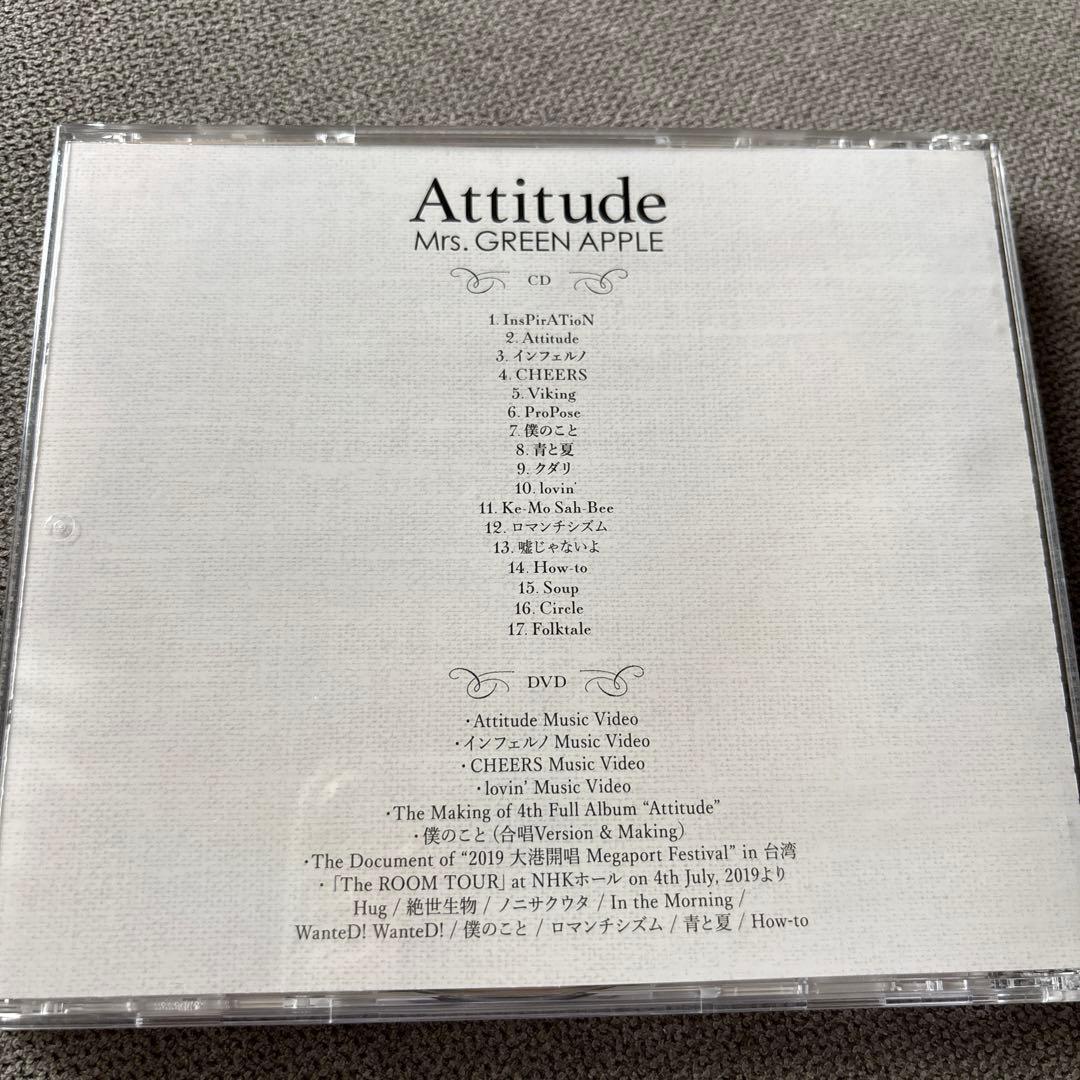 Mrs. GREEN APPLE ミセス Attitude初回限定盤
