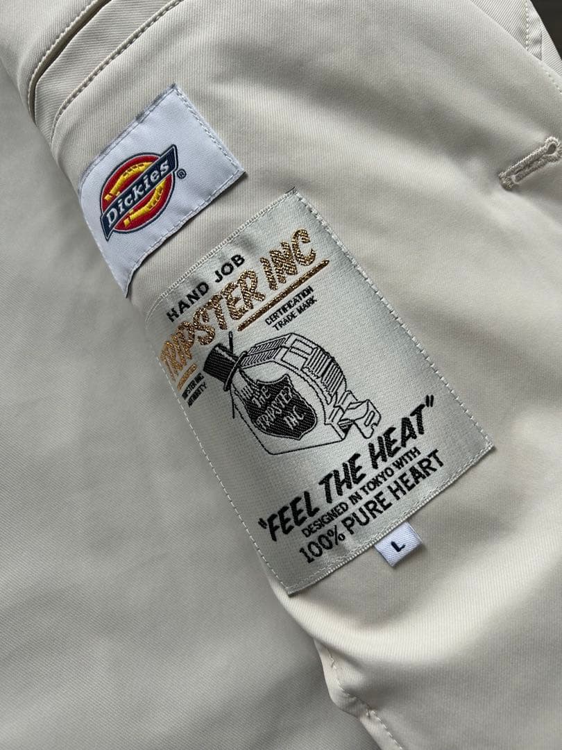 Dickies×TRIPSTER第6弾！Lサイズ OFF WHITE