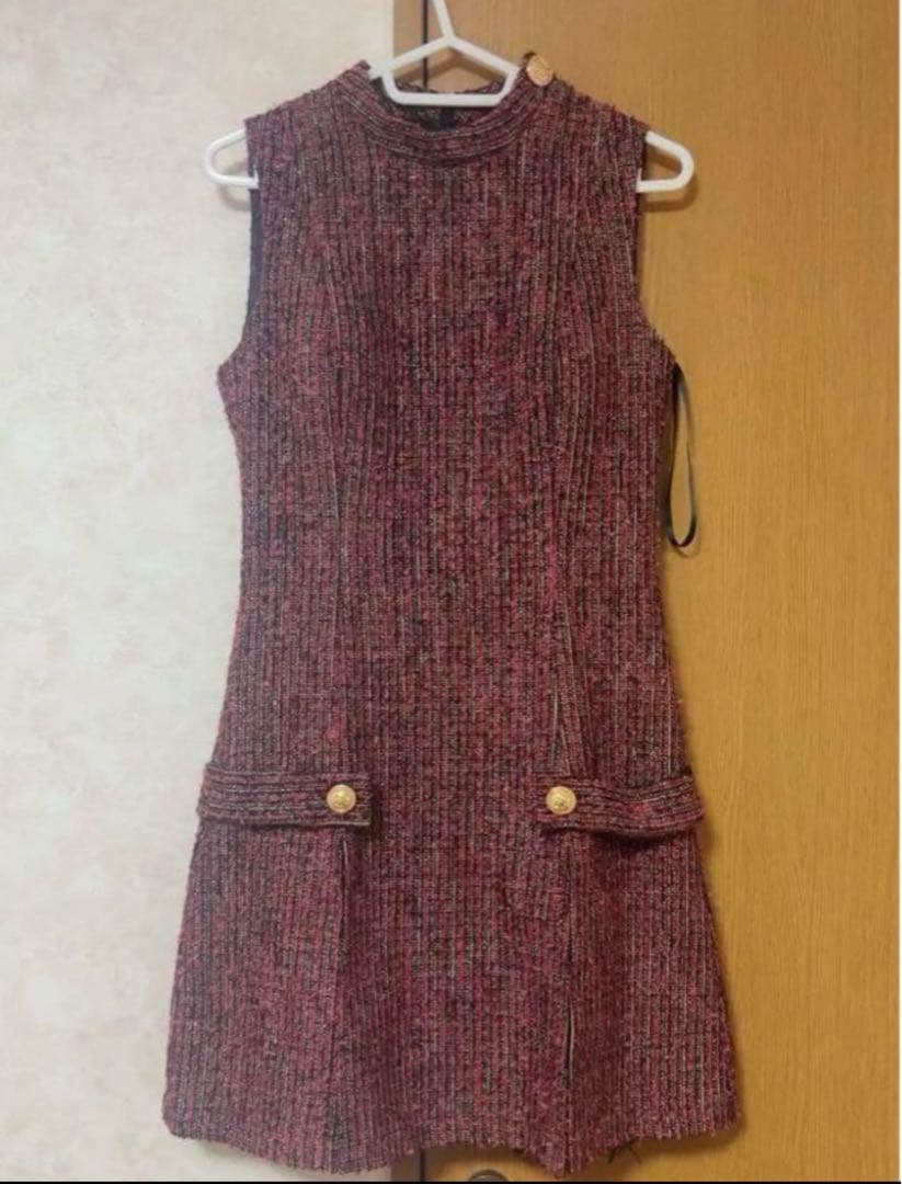 ROBE de FLEURS ツイードドレス