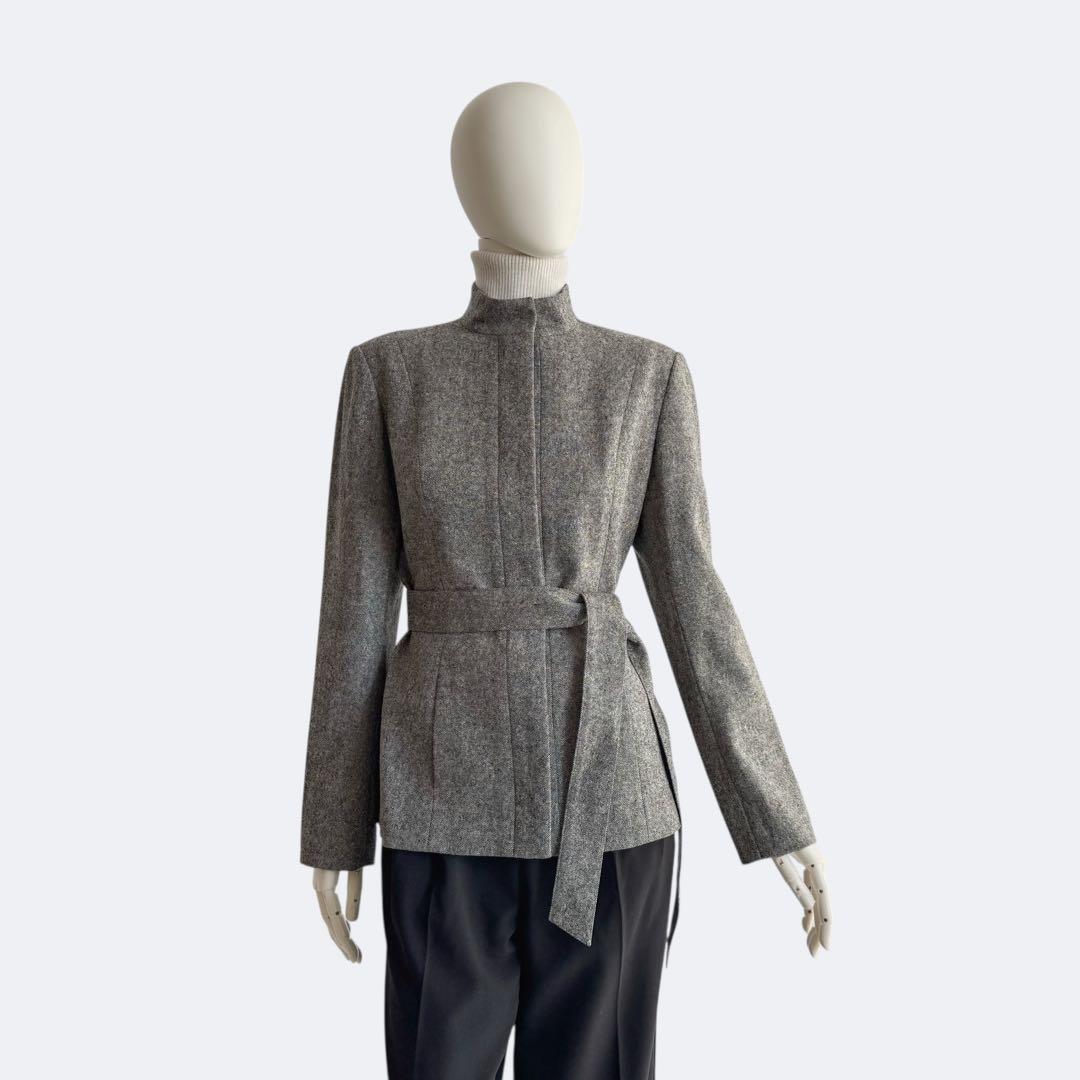 GIVENCHY ジバンシィ ジャケット ウール レディース ベルト付き