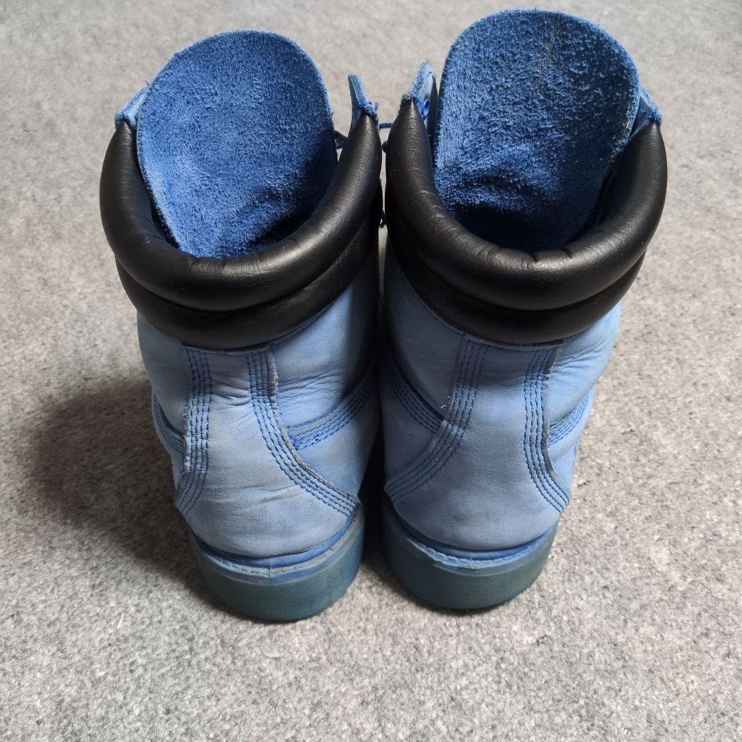 Timberlandブルーブーツ限定品最終値下げです。８日までの出品です。