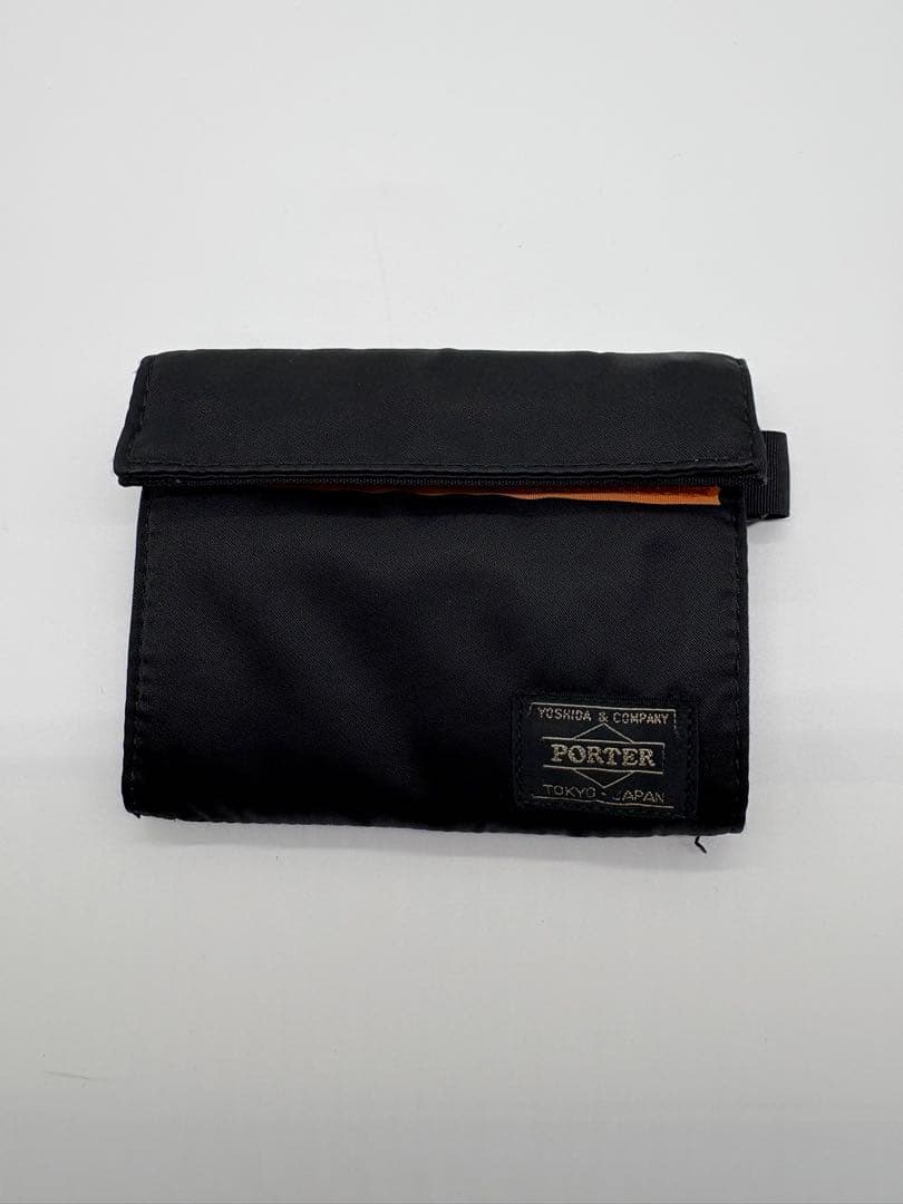 PORTER タンカー 三つ折り財布 美品 ブラック