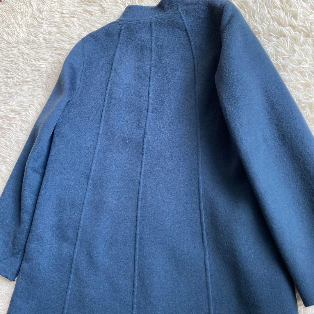 【美品】レリアン カシミヤ　100% スタンドカラー　コート　現行タグ　カシミア