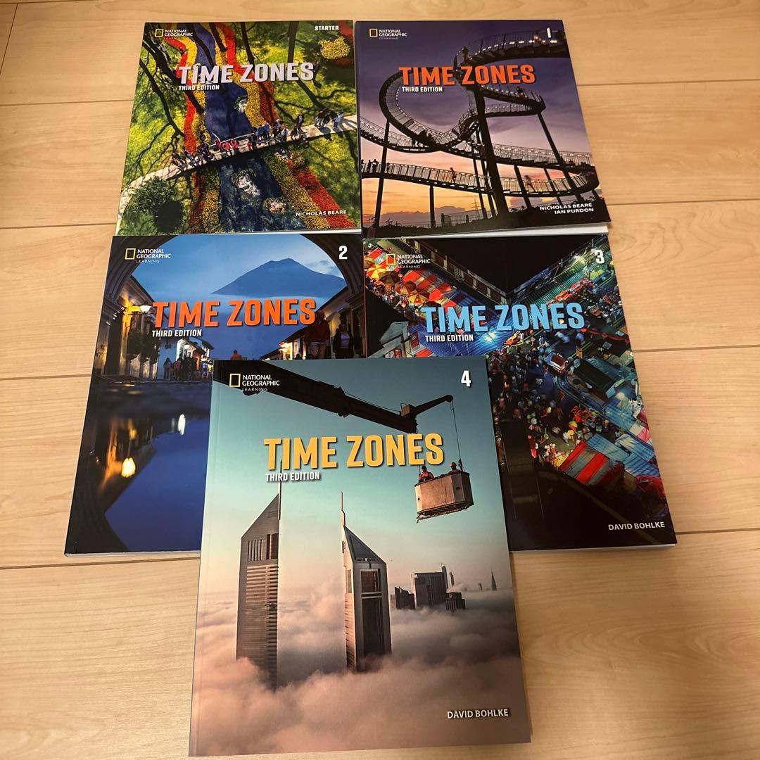 未使用　National Geographic TIME ZONES 5冊セット