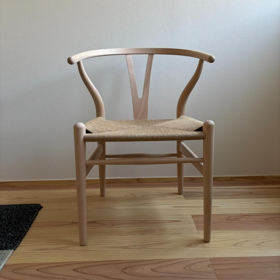 【未使用】Yチェア CH24 座面43cm カールハンセン&サン ソープ仕上