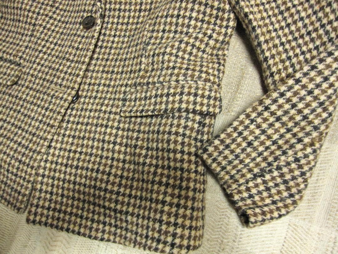 【美品】ハリスツイード テーラードジャケットとベストのセット