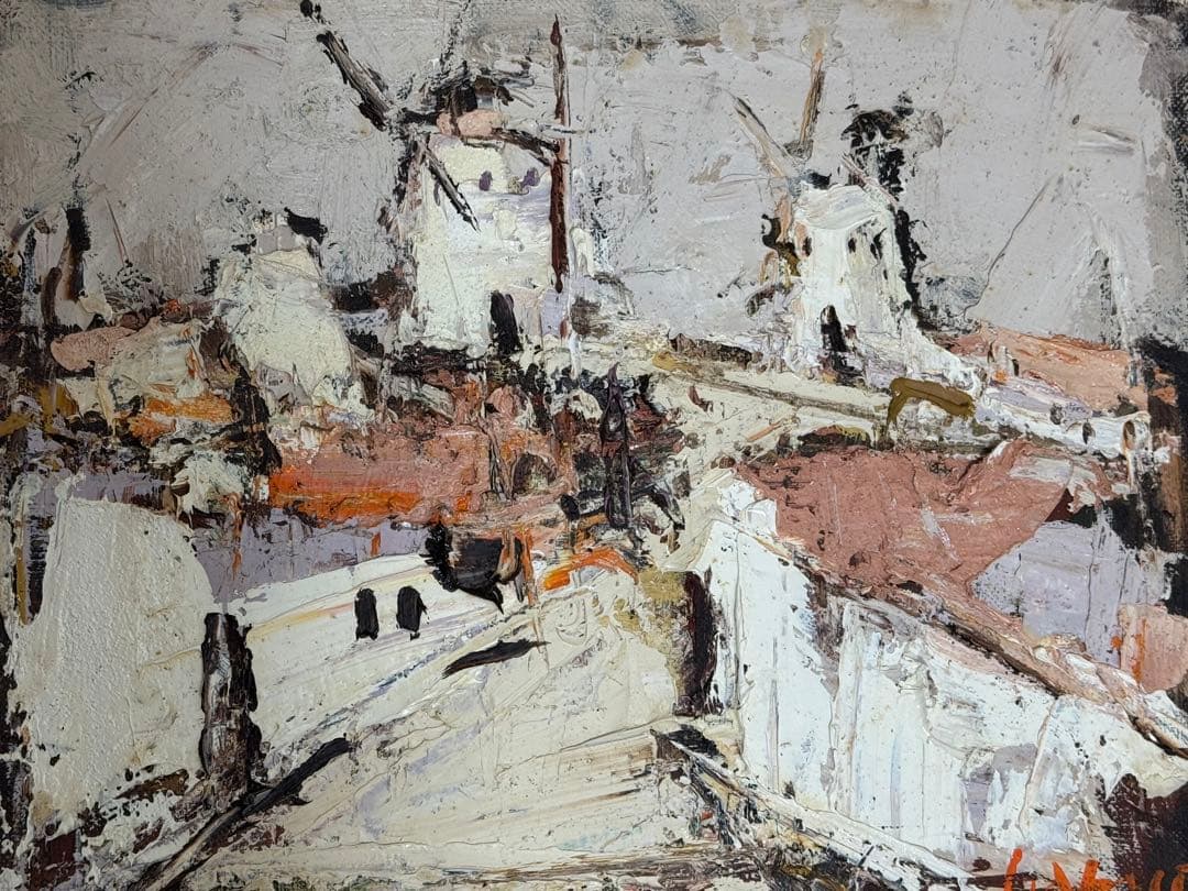 友成晴雄 油彩画