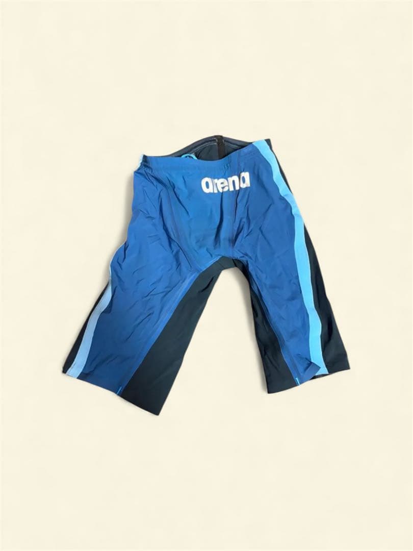 美品‼️arena アクアフォースストーム競泳水着 青/黒