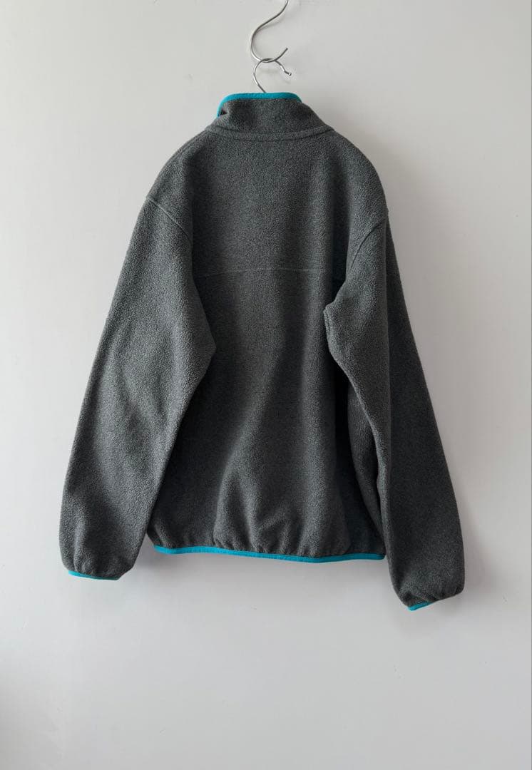 patagonia スナップT シンチラ フリースジャケット グレー ミント M