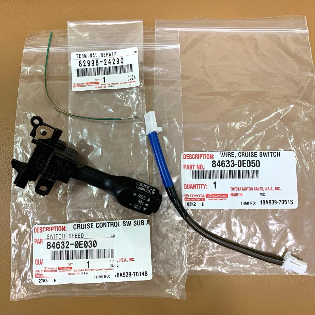 【新品】トヨタ純正 光る クルーズコントロール アイスブルー