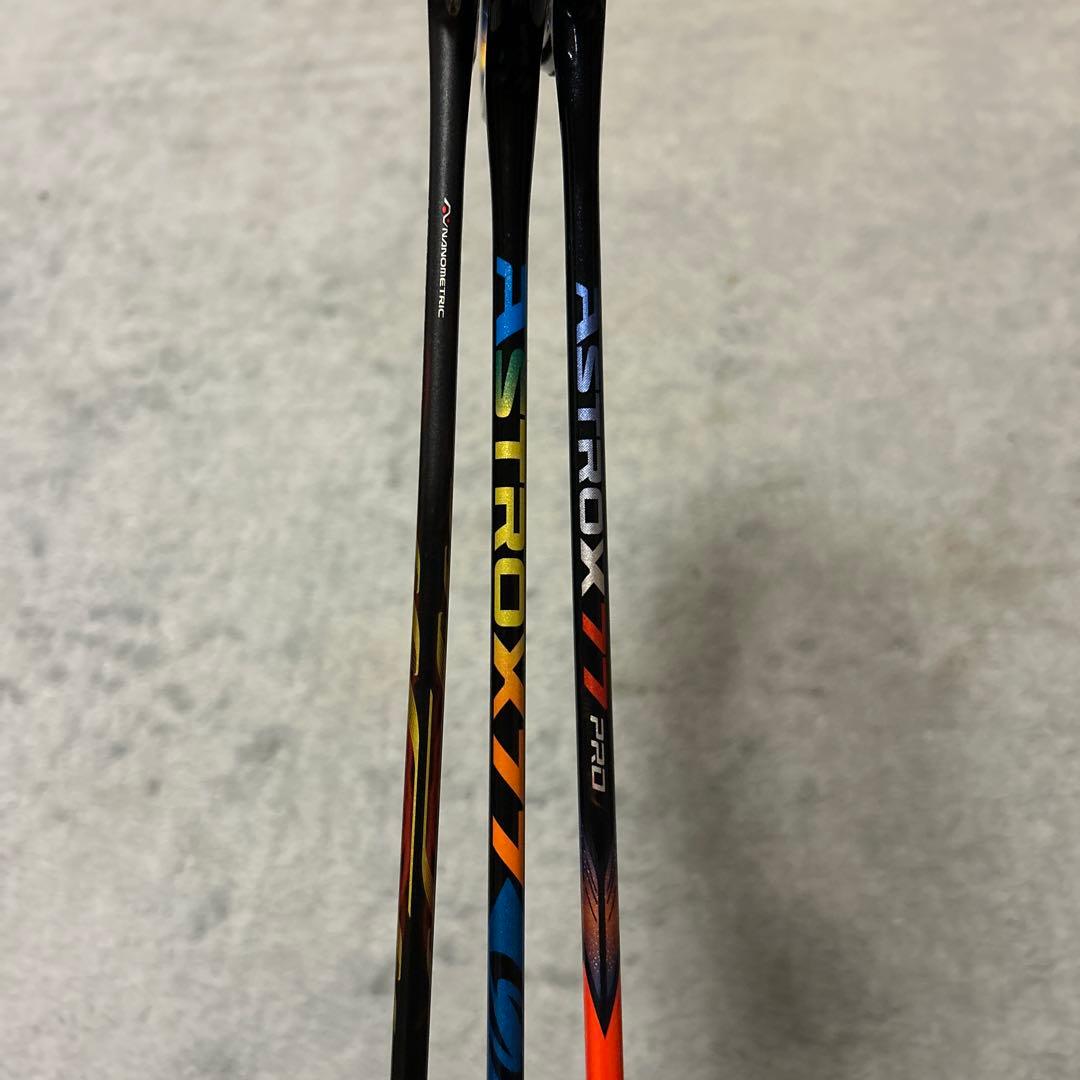 ASTROX 77/77 Pro/Nanoflare 800 ラケットセット