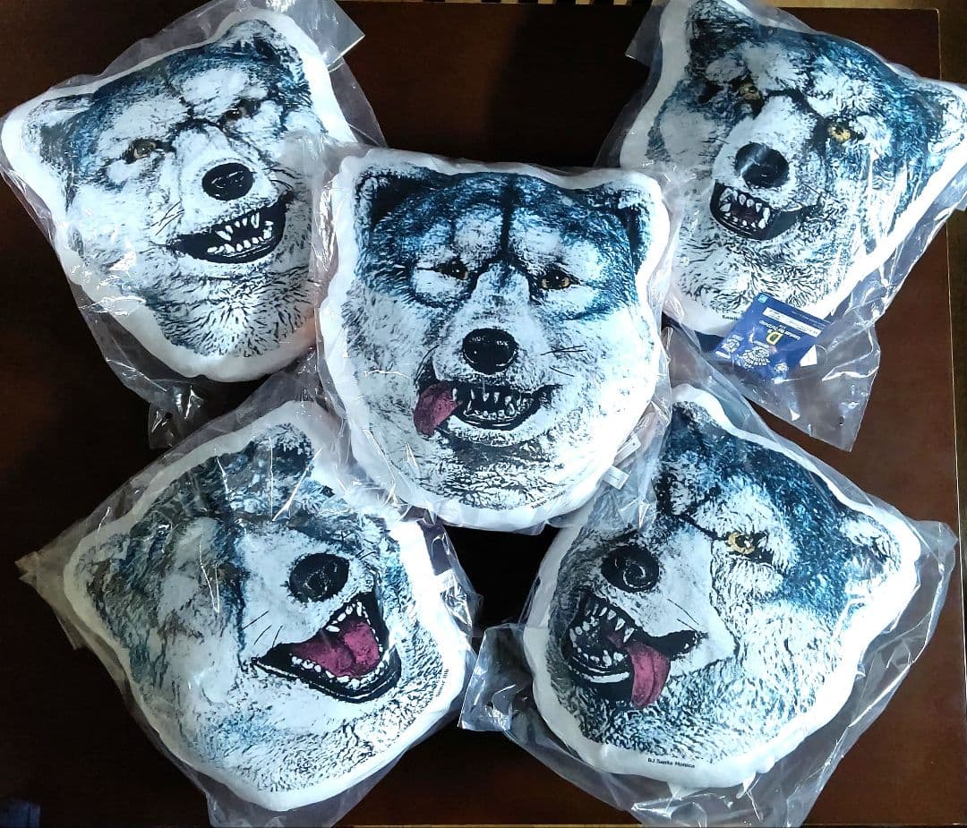 一番くじ MAN WITH A MISSION フェイスクッションコンプセット