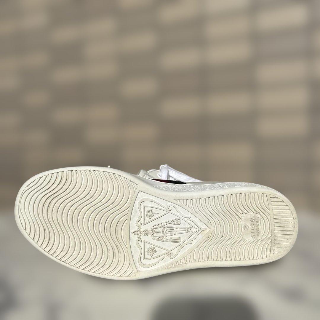 GUCCI シェリーライン　スネーク刺繍 レザースニーカー　シューズ　グッチ