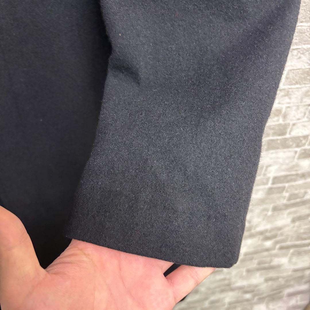 希少　COMME des GARCONS ブラック ウールピーコート　美品