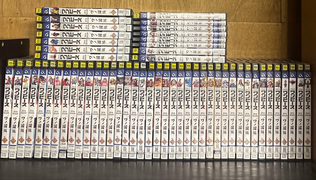 【全巻セット】ワンピース20THシーズン ワノ国編 DVD全55巻(完結)
