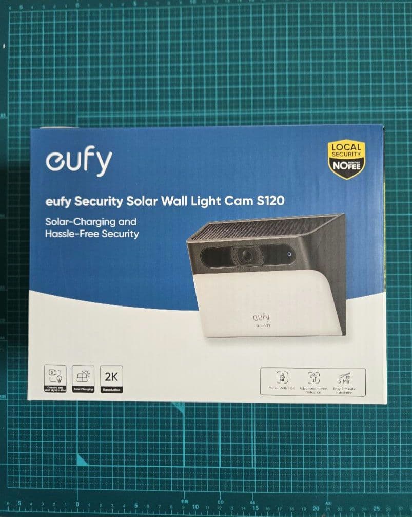 【新品】Anker eufy Solar Wall Light Cam S120