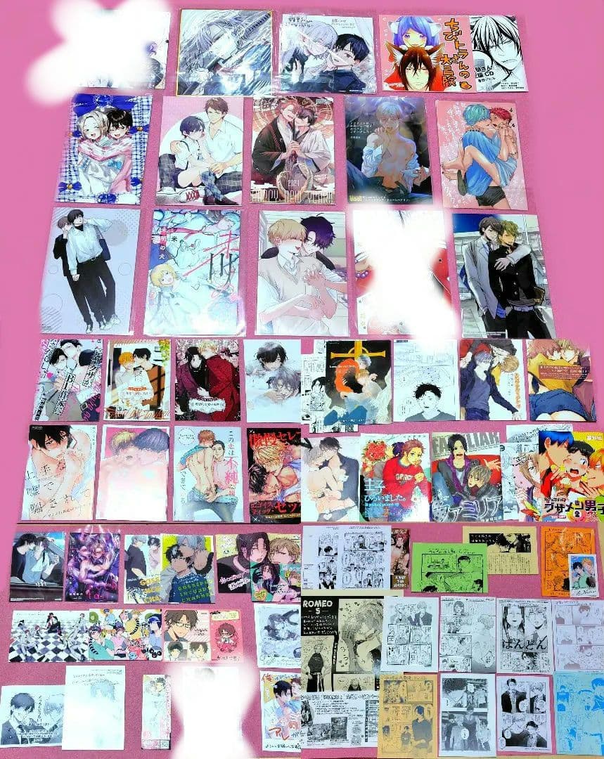 【バラ売り可能️⭕️】商業BL 特典 ドラマCD リーフレット イラストカード