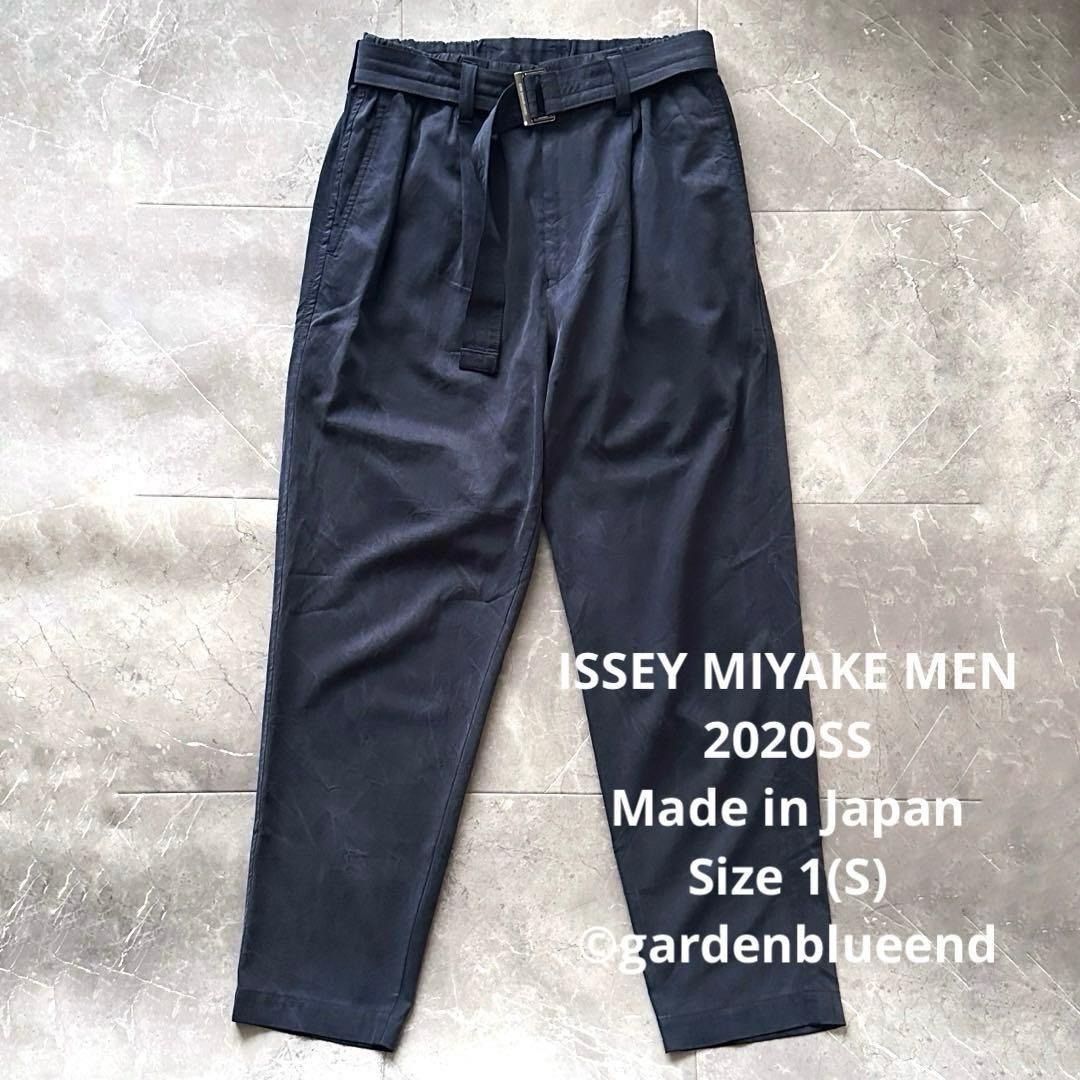 ISSEY MIYAKE MEN ベルテッド イージーパンツ スラックス S