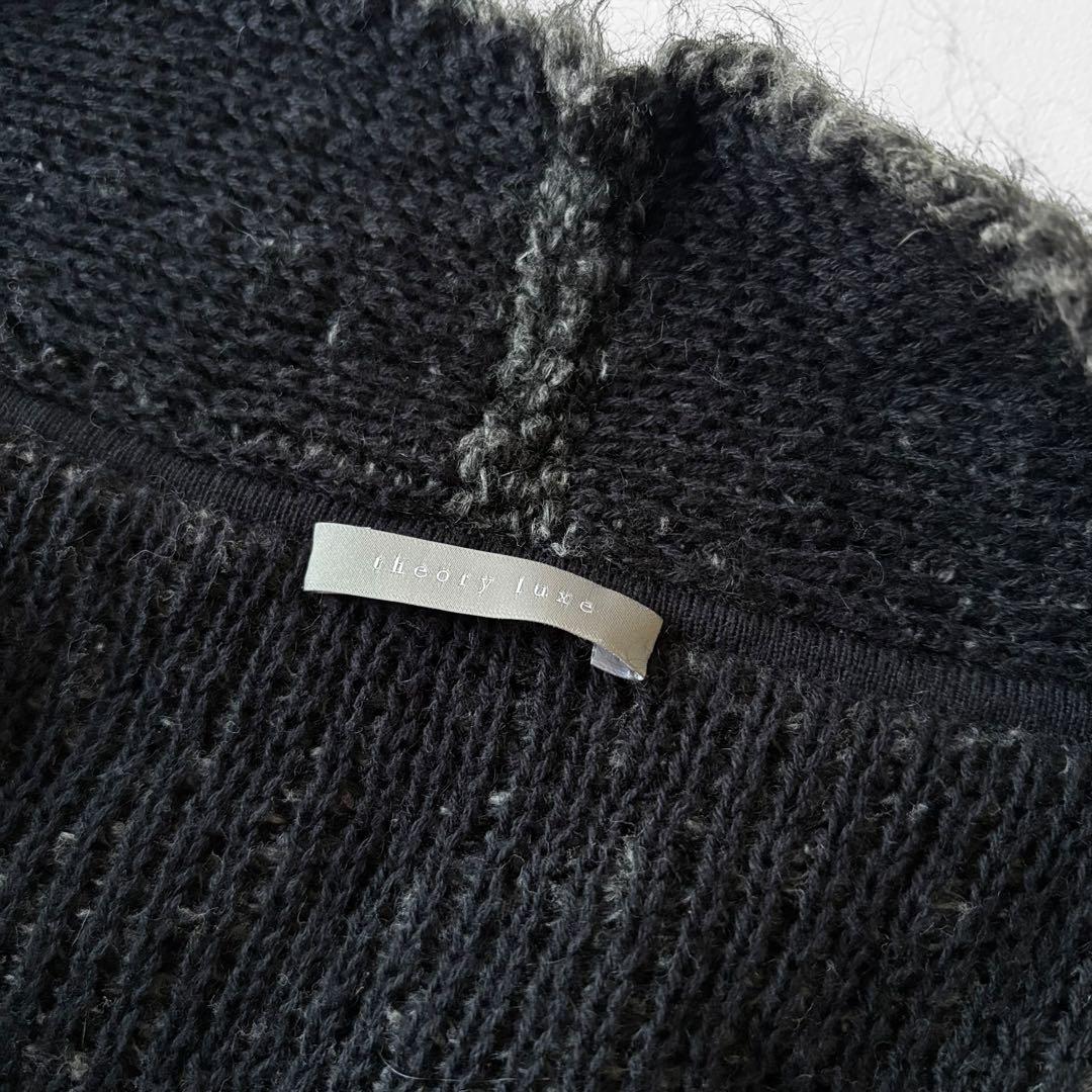 ウ*ん様 セオリーリュクス　アルパカ　カシミヤ　ニットカーデガン　Virgo S