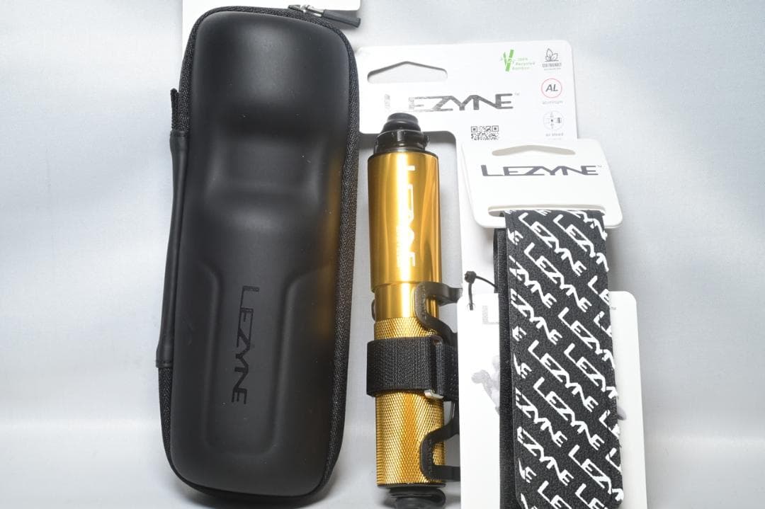 Lezyne お得3点セット ケース ポケットドライブ ポンプ ストラップ